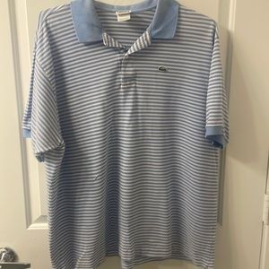 Blue and white strip Locoste Shirt